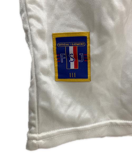 adidas（アディダス）adidas (アディダス) ゲームシャツ ホワイト×ネイビー サイズ:M 未使用品の古着・服飾アイテム