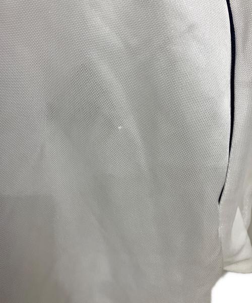 adidas（アディダス）adidas (アディダス) ゲームシャツ ホワイト×ネイビー サイズ:M 未使用品の古着・服飾アイテム