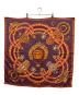 HERMES (エルメス) シルクスカーフ パープル：18000円