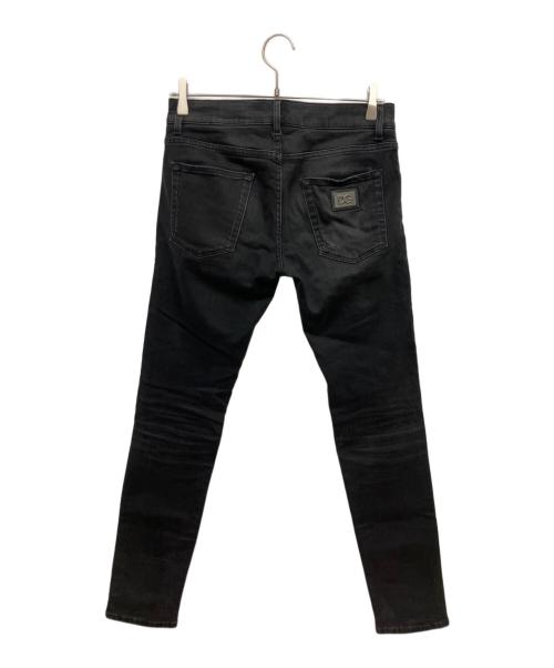 DOLCE & GABBANA（ドルチェ＆ガッバーナ）DOLCE & GABBANA (ドルチェ＆ガッバーナ) スキニーデニムパンツ ブラック サイズ:46の古着・服飾アイテム