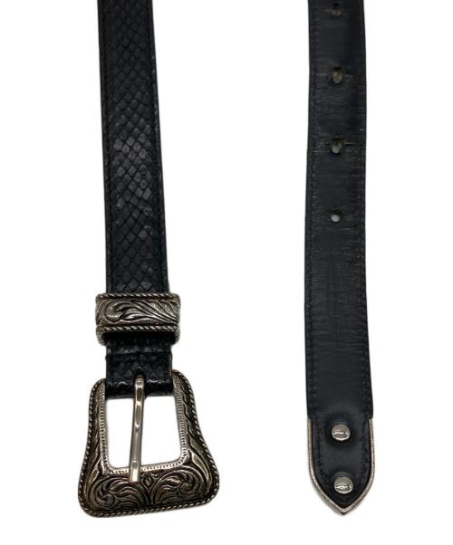 Saint Laurent Paris（サンローランパリ）Saint Laurent Paris (サンローランパリ) ウエスタンベルト ブラックの古着・服飾アイテム