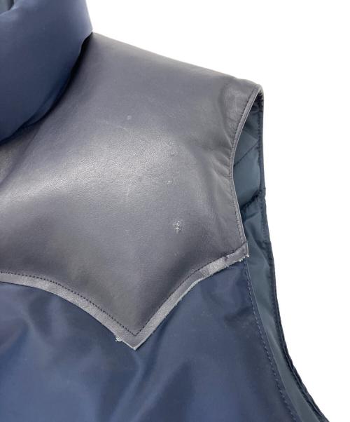 PORTER（ポーター）PORTER (ポーター) BEAMS (ビームス) RockyMountainFeatherBed (ロッキーマウンテンフェザーベッド) ダウンベスト ネイビー サイズ:40の古着・服飾アイテム
