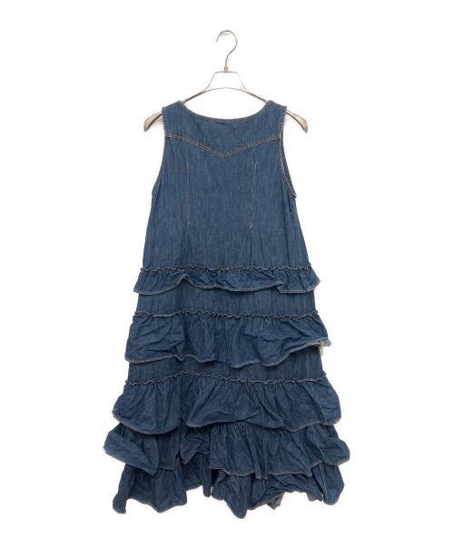 maturely（マチュアリー）maturely (マチュアリー) Denim & Jacqard Western Dress インディゴ サイズ:表記無しの古着・服飾アイテム