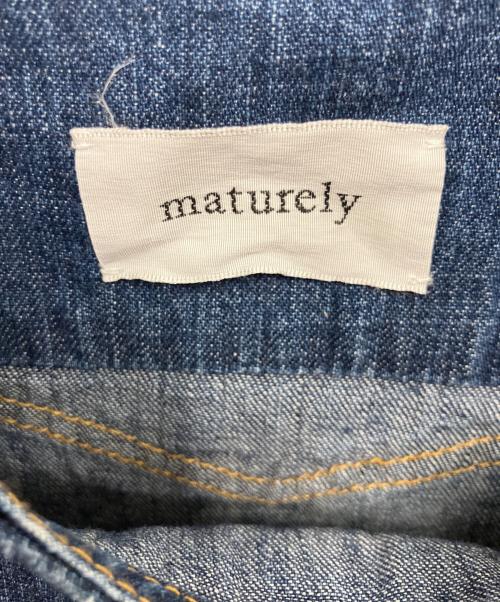 maturely（マチュアリー）maturely (マチュアリー) Denim & Jacqard Western Dress インディゴ サイズ:表記無しの古着・服飾アイテム