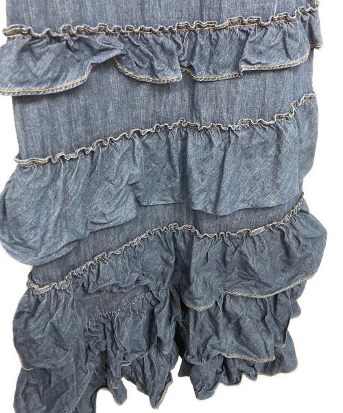 maturely（マチュアリー）maturely (マチュアリー) Denim & Jacqard Western Dress インディゴ サイズ:表記無しの古着・服飾アイテム