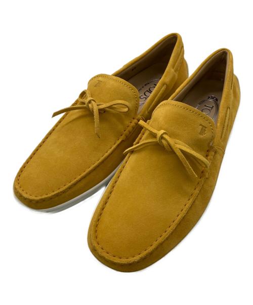 TOD'S（トッズ）TOD'S (トッズ) ドライビングシューズ イエロー サイズ:8 1/2(26.5cm程度)の古着・服飾アイテム