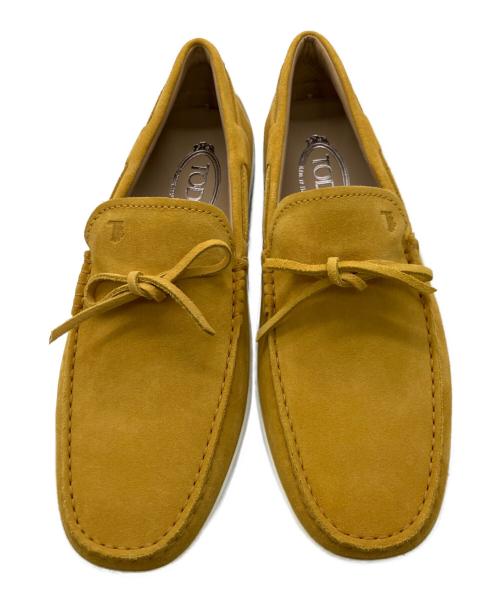 TOD'S（トッズ）TOD'S (トッズ) ドライビングシューズ イエロー サイズ:8 1/2(26.5cm程度)の古着・服飾アイテム
