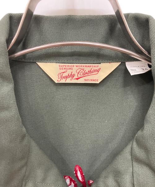 Trophy Clothing（トロフィークロージング）Trophy Clothing (トロフィークロージング) ワークジャケット オリーブ サイズ:36 未使用品の古着・服飾アイテム
