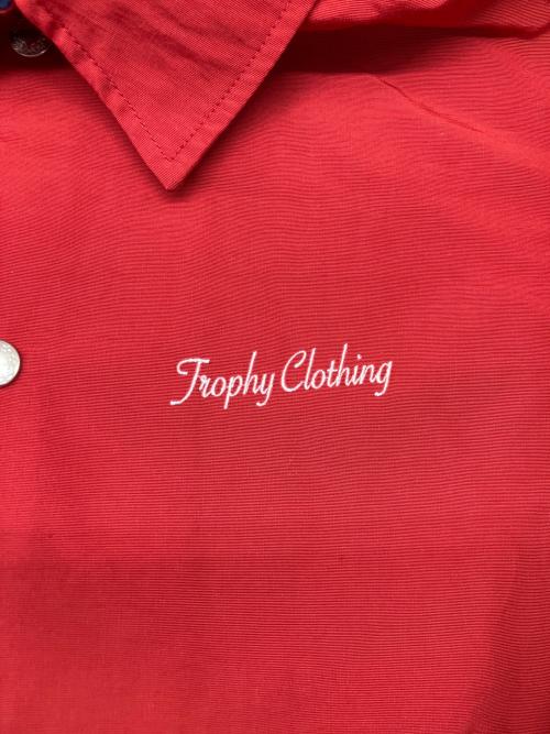 Trophy Clothing（トロフィークロージング）Trophy Clothing (トロフィークロージング) コーチジャケット レッド サイズ:36 未使用品の古着・服飾アイテム