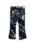 TAAKK (ターク) デニムパンツ/TAAKK DENIM FLARE 5 POCKET PANTS BLEACH ネイビー サイズ:1：18000円
