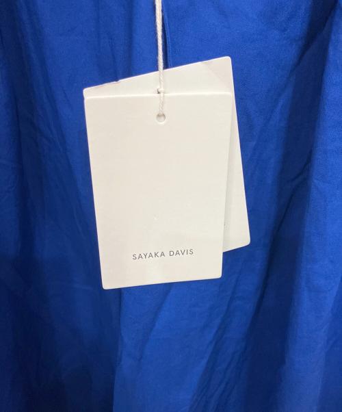 SAYAKA DAVIS（サヤカ デイヴィス）SAYAKA DAVIS (サヤカ デイヴィス) 半袖ワンピース ブルー サイズ:Sの古着・服飾アイテム
