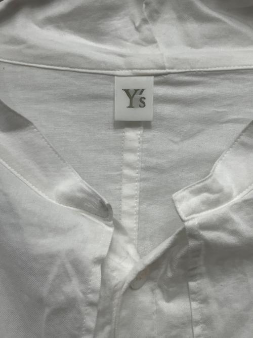 Y's（ワイズ）Y's (ワイズ) コットンロングタックシャツ/長袖ワンピース ホワイト サイズ:1の古着・服飾アイテム