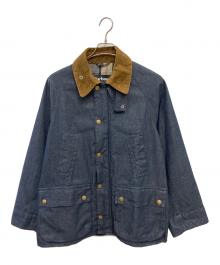Barbour（バブアー）の古着「デニムジャケット」｜ブルー×ブラウン