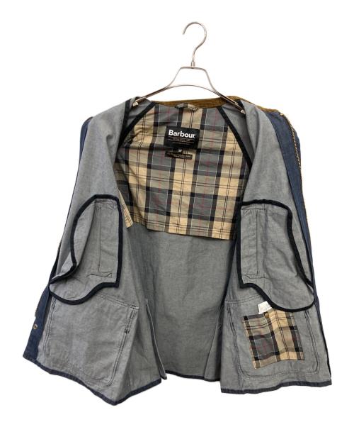 Barbour（バブアー）Barbour (バブアー) デニムジャケット ブルー×ブラウン サイズ:38の古着・服飾アイテム