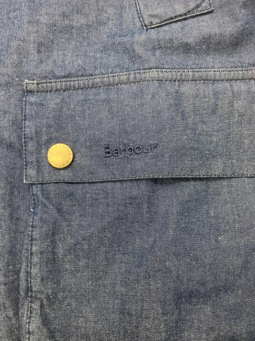 Barbour（バブアー）Barbour (バブアー) デニムジャケット ブルー×ブラウン サイズ:38の古着・服飾アイテム