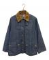 Barbour（バブアー）の古着「デニムジャケット」｜ブルー×ブラウン