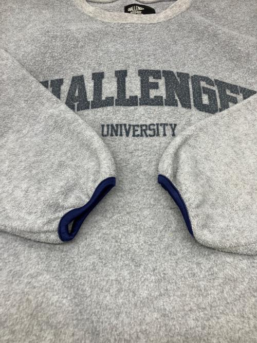 CHALLENGER（チャレンジャー）CHALLENGER (チャレンジャー) スウェット グレー サイズ:Lの古着・服飾アイテム