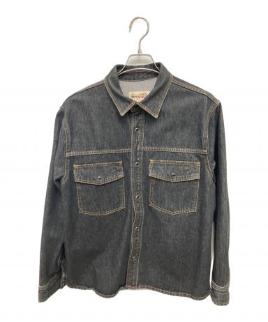 中古・古着通販】stussy (ステューシー) デニムジャケット/BOXY