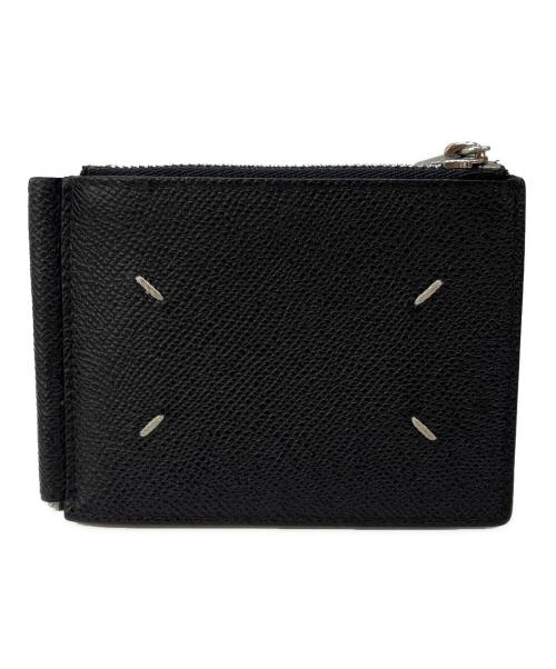 Maison Margiela（メゾンマルジェラ）Maison Margiela (メゾンマルジェラ) 2つ折り財布/マネークリップウォレット ブラックの古着・服飾アイテム