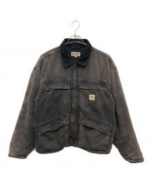stussy（ステューシー）の古着「ジャケット/Washed Canvas Shop JKT」｜ブラック