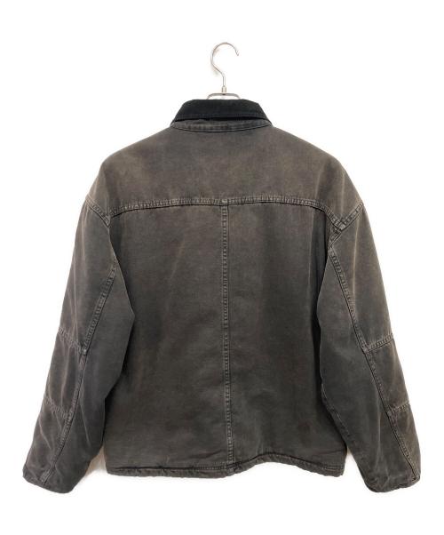 stussy（ステューシー）stussy (ステューシー) ジャケット/Washed Canvas Shop JKT ブラック サイズ:Lの古着・服飾アイテム
