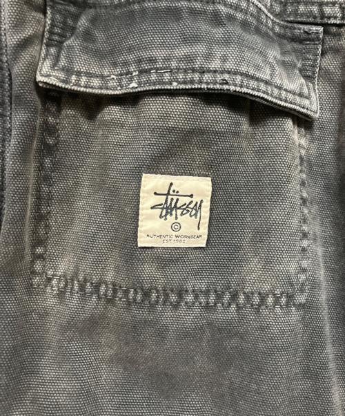 stussy（ステューシー）stussy (ステューシー) ジャケット/Washed Canvas Shop JKT ブラック サイズ:Lの古着・服飾アイテム