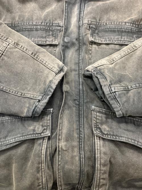 stussy（ステューシー）stussy (ステューシー) ジャケット/Washed Canvas Shop JKT ブラック サイズ:Lの古着・服飾アイテム