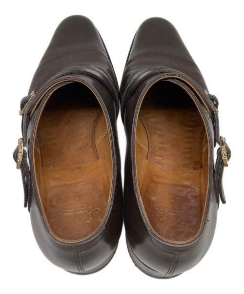 Hall & Marks（ホールアンドマークス）Hall & Marks (ホールアンドマークス) モンクストラップシューズ ブラウン サイズ:8 1/2(26.5cm程度)の古着・服飾アイテム