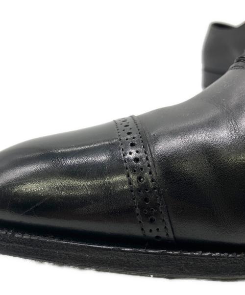JOHN LOBB（ジョンロブ）JOHN LOBB (ジョンロブ) パンチドキャップトゥ ブラック サイズ:8の古着・服飾アイテム