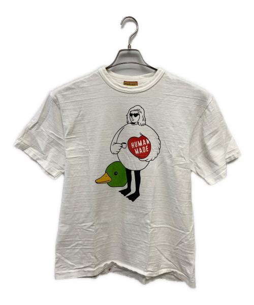 HUMAN MADE（ヒューマンメイド）HUMAN MADE (ヒューマンメイド) 半袖カットソー ホワイト サイズ:Lの古着・服飾アイテム