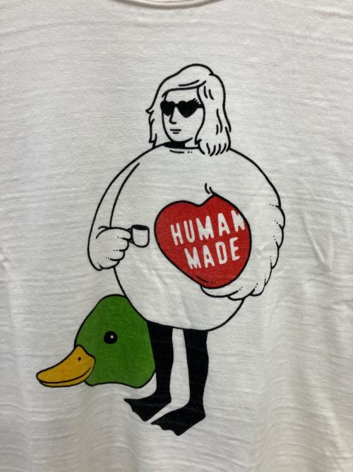 HUMAN MADE（ヒューマンメイド）HUMAN MADE (ヒューマンメイド) 半袖カットソー ホワイト サイズ:Lの古着・服飾アイテム