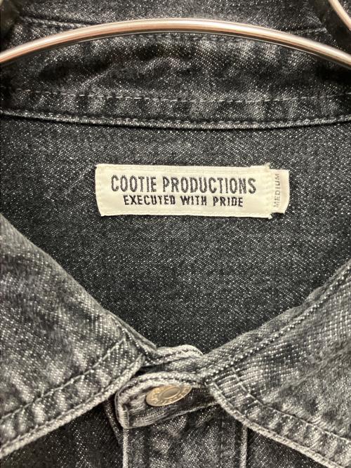 COOTIE PRODUCTIONS（クーティープロダクツ）COOTIE PRODUCTIONS (クーティープロダクツ) デニムジャケット ブラック サイズ:Mの古着・服飾アイテム