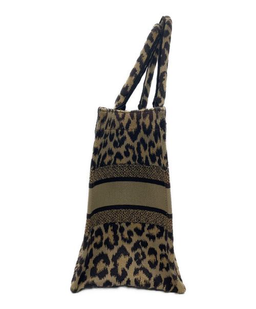 Christian Dior（クリスチャン ディオール）Christian Dior (クリスチャン ディオール) ハンドバッグ/ブックトート　ミディアム ブラウン×ベージュの古着・服飾アイテム