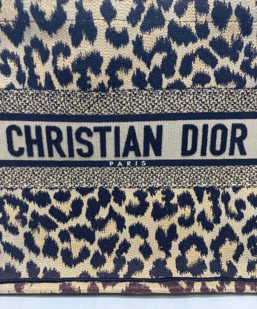 Christian Dior（クリスチャン ディオール）Christian Dior (クリスチャン ディオール) ハンドバッグ/ブックトート　ミディアム ブラウン×ベージュの古着・服飾アイテム