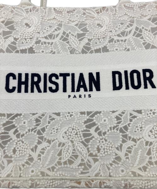 Christian Dior（クリスチャン ディオール）Christian Dior (クリスチャン ディオール) ハンドバッグ/ブックトート　ミディアム ホワイトの古着・服飾アイテム