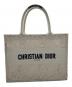 Christian Dior（クリスチャン ディオール）の古着「ハンドバッグ/ブックトート　ミディアム」｜ホワイト