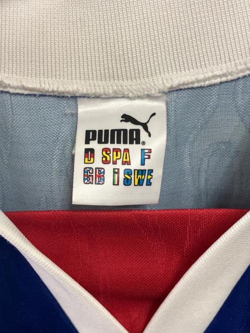 PUMA（プーマ）PUMA (プーマ) ゲームシャツ ブルー サイズ:胸囲88～92の古着・服飾アイテム