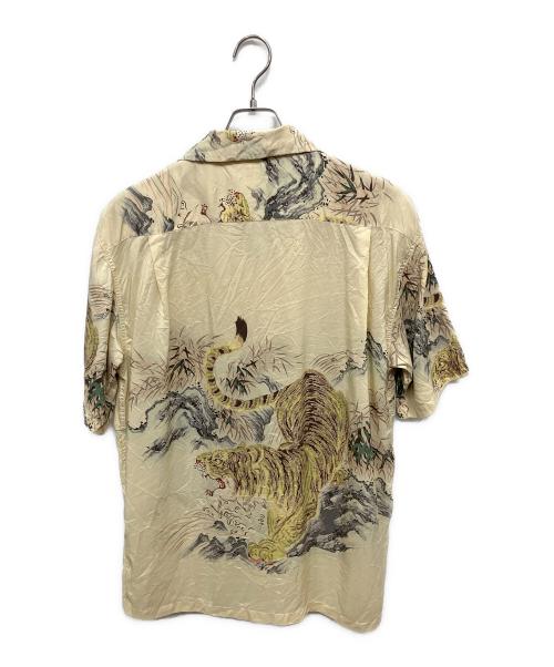 Sun Surf（サンサーフ）Sun Surf (サンサーフ) 半袖シャツ ベージュ サイズ:Lの古着・服飾アイテム