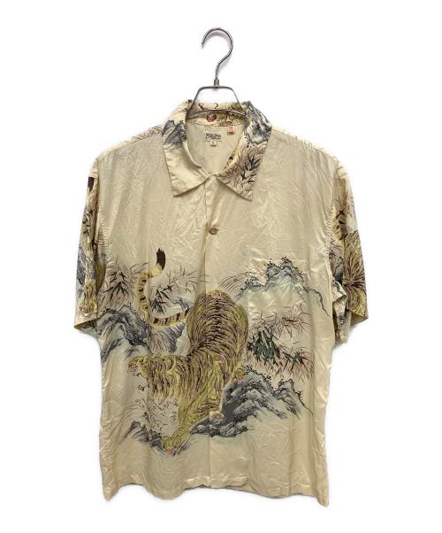 Sun Surf（サンサーフ）Sun Surf (サンサーフ) 半袖シャツ ベージュ サイズ:Lの古着・服飾アイテム