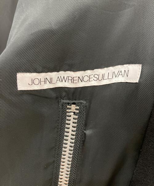 JOHN LAWRENCE SULLIVAN（ジョン ローレンス サリバン）JOHN LAWRENCE SULLIVAN (ジョン ローレンス サリバン) ウールダブルブレストジップコート ブラック サイズ:46の古着・服飾アイテム