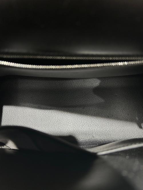 HERMES（エルメス）HERMES (エルメス) Kelly 28 ケリー 28/外縫い/ボックスカーフ/ブラック/▢D刻印：2000年製造/シルバー金具 ブラック サイズ:28の古着・服飾アイテム