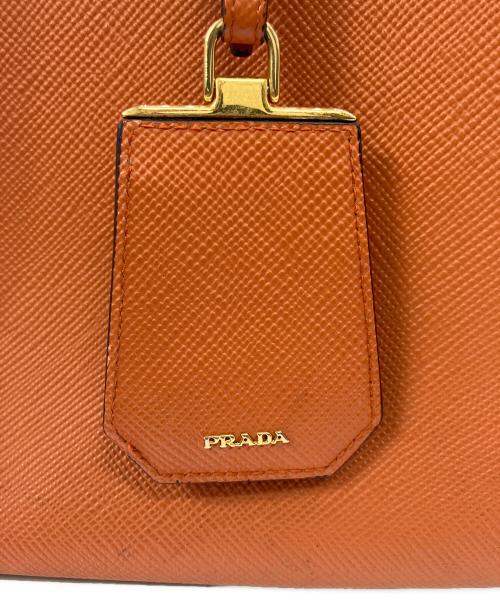PRADA（プラダ）PRADA (プラダ) サフィアーノ オレンジの古着・服飾アイテム
