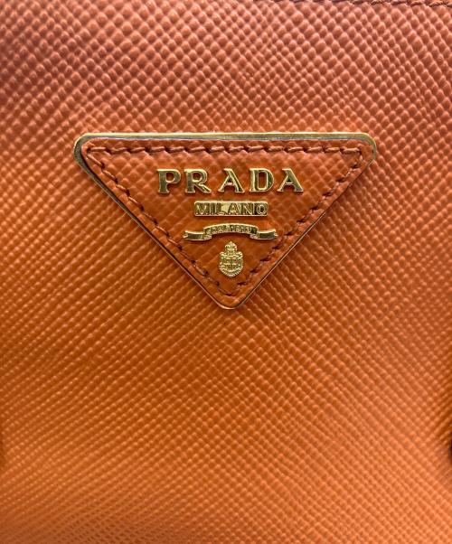 PRADA（プラダ）PRADA (プラダ) サフィアーノ オレンジの古着・服飾アイテム