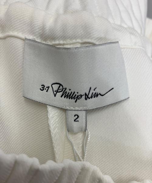 3.1 phillip lim（スリーワンフィリップリム）3.1 phillip lim (スリーワンフィリップリム) ハーフパンツ ホワイト サイズ:2 未使用品の古着・服飾アイテム