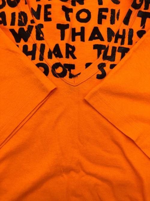 MARTIN MARGIELA（マルタン・マルジェラ）MARTIN MARGIELA (マルタン・マルジェラ) Tシャツ オレンジ サイズ:Sの古着・服飾アイテム