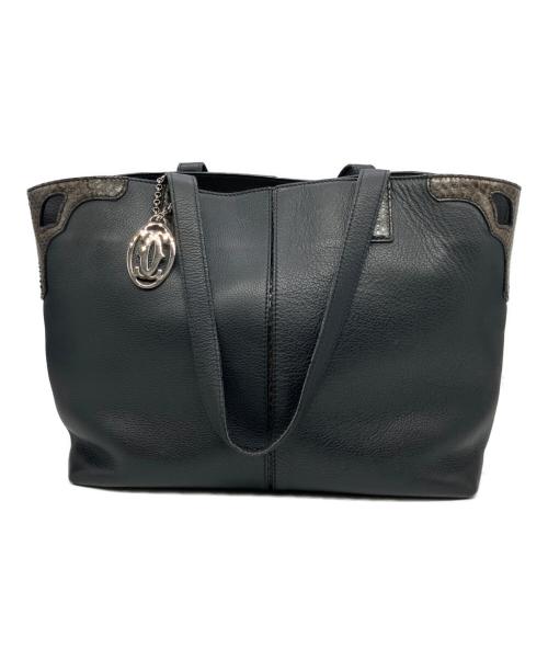 Cartier（カルティエ）Cartier (カルティエ) トートバッグ ブラックの古着・服飾アイテム