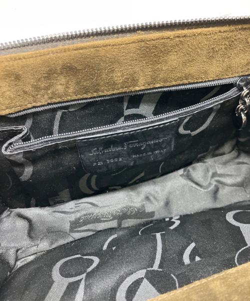Salvatore Ferragamo（サルヴァトーレ フェラガモ）Salvatore Ferragamo (サルヴァトーレ フェラガモ) ハンドバッグ オリーブの古着・服飾アイテム