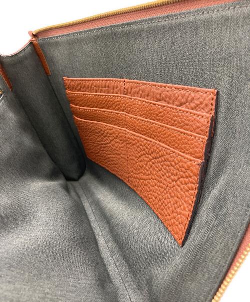 ETiAM（エティアム）ETiAM (エティアム) クラッチバッグ ブラウンの古着・服飾アイテム