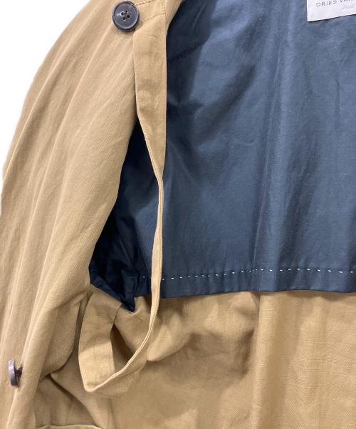 DRIES VAN NOTEN（ドリスヴァンノッテン）DRIES VAN NOTEN (ドリスヴァンノッテン) ライナー付コート ベージュ サイズ:Sの古着・服飾アイテム