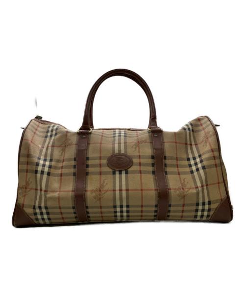Burberry's（バーバリーズ）Burberry's (バーバリーズ) ボストンバッグ ブラウンの古着・服飾アイテム